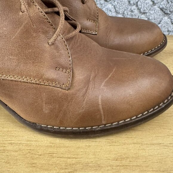 Steve Madden Womens Brown Leather Ankle Boots Size‎ 6 - Picture 11 of 11